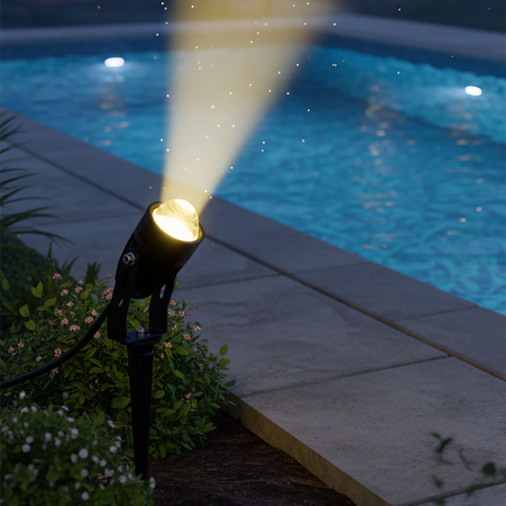 SPOT A PIQUET 6W COB JAUNE – Image 2