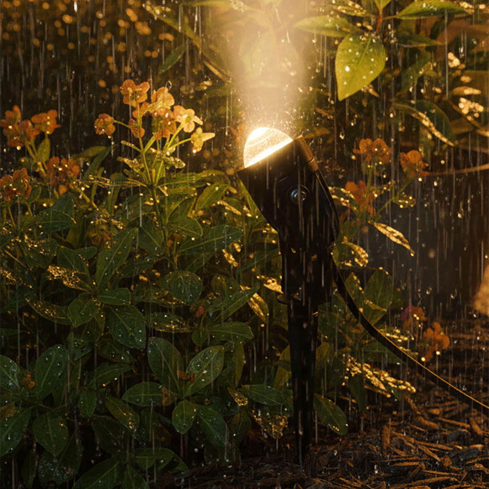 SPOT A PIQUET 6W COB JAUNE