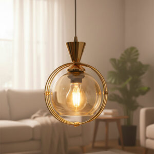 SUSPENSION DEMI-LUNE DOREE