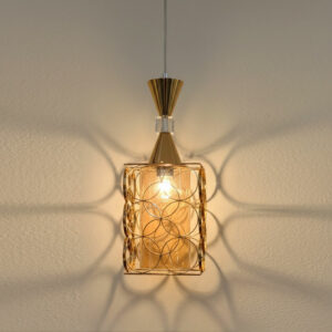 SUSPENSION CLARTE DORE