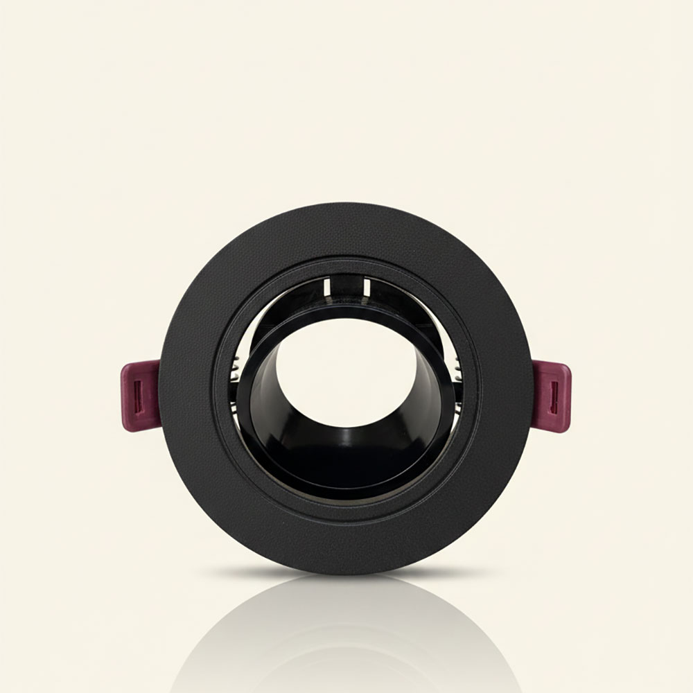 SOCLE ROND NOIR ORIENTABLE PVC – Image 2