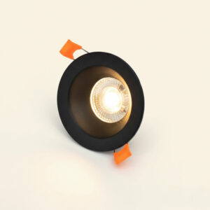 SOCLE FIXE PVC ROND/NOIR