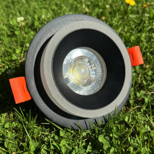 SOCLE ALLUMINUM ROND+PLEXI