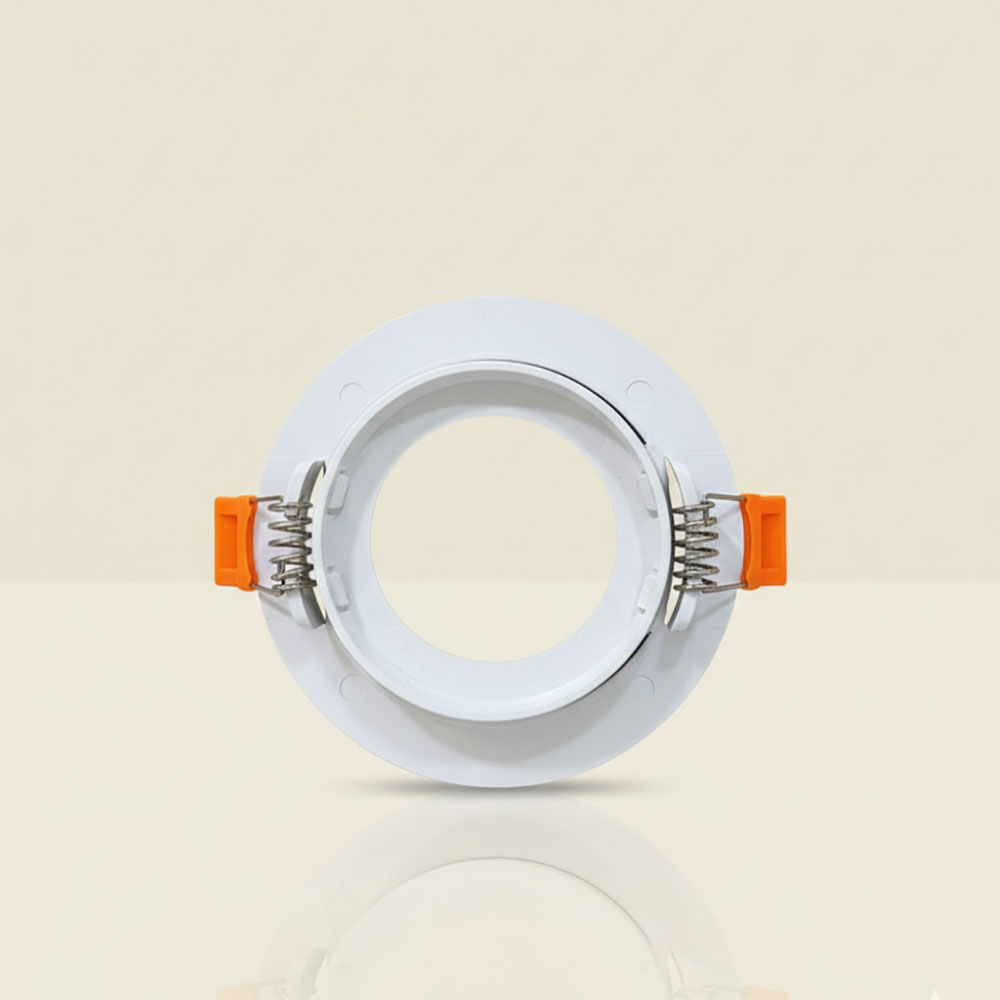 SOCLE PLASTIQUE ROND ORIENTABLE BLANC – Image 3