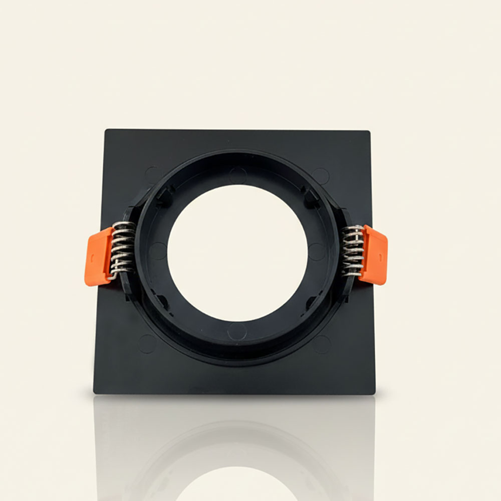 SOCLE CAREE SIMPLE ORIENTABLE NOIR PVC – Image 3