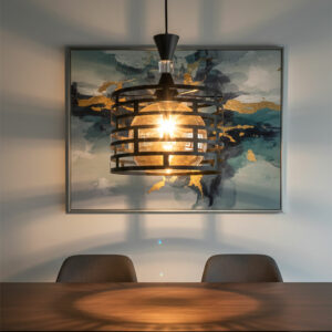 SUSPENSION LE CERCLE NOIR