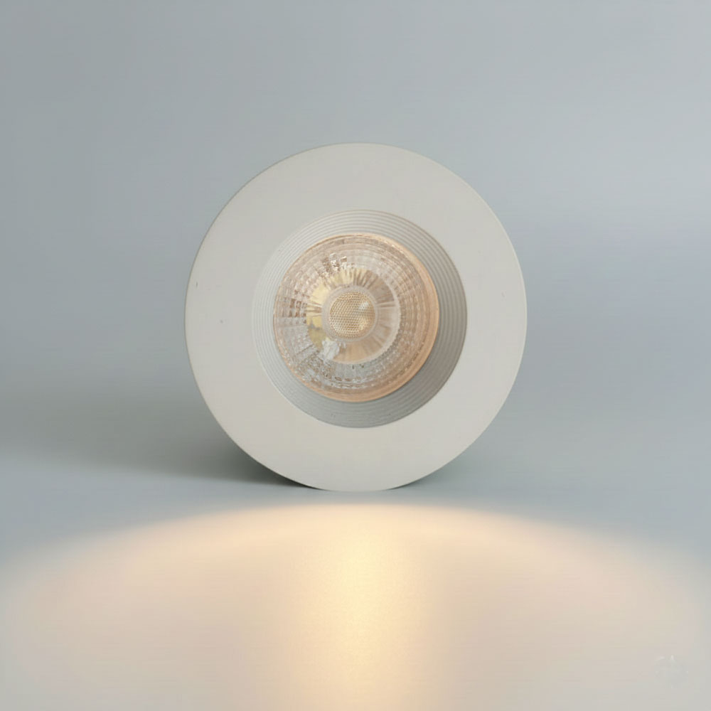 SOCLE SPOT PLAT ALLUMINUM AVEC MOTIF