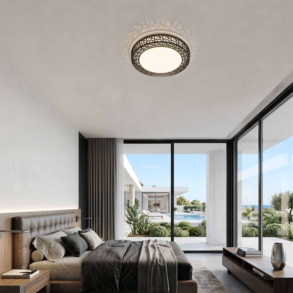 PLAFONIER BLACK GLOW 40CM + COMMANDE – Image 2