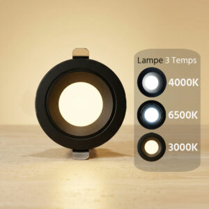 SPOT NOIR ROND 3 TON EN ALUMINUM